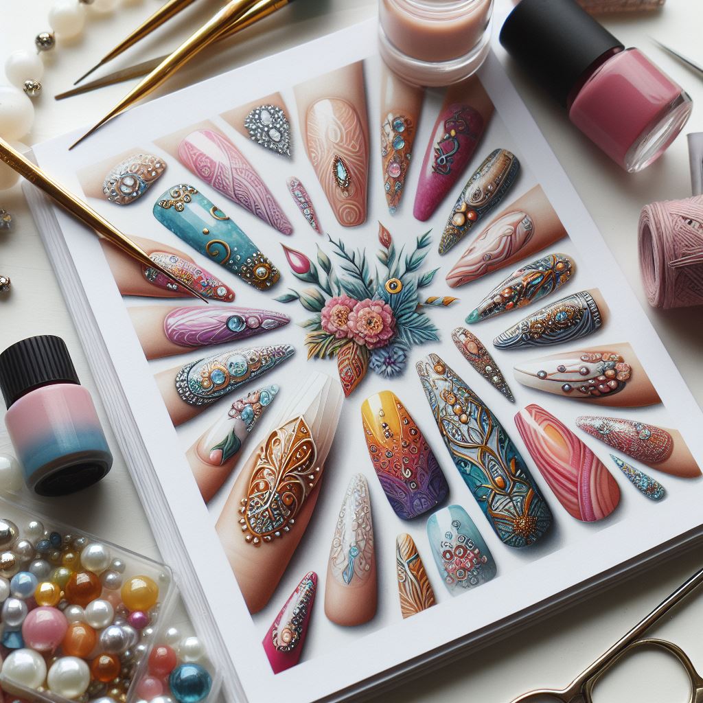 Nail Art Magic: Handmade Press-On and Fake Nails Unleashed