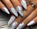 White Abstract Nails: A Canvas of Elegance